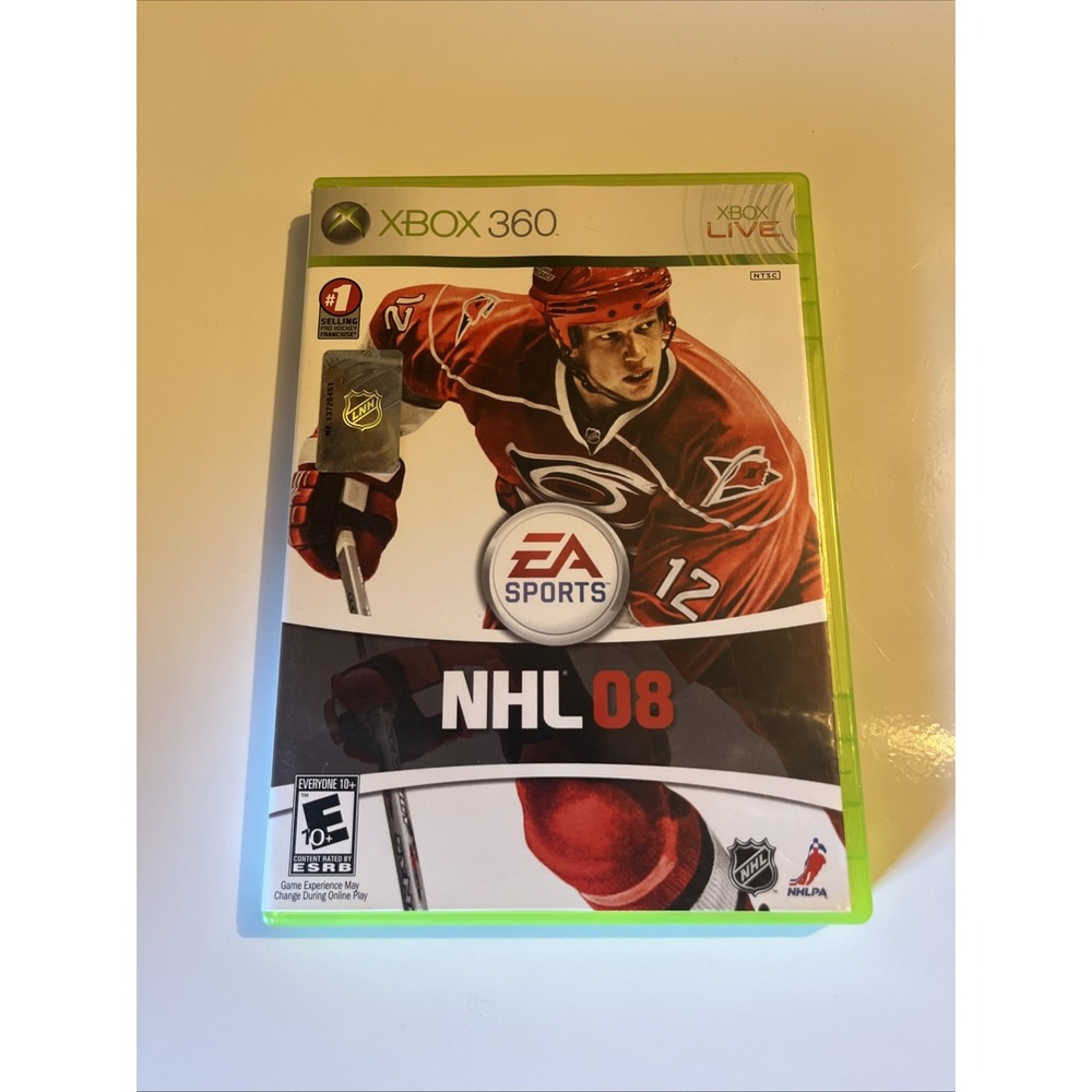 NHL 08 - Microsoft Xbox 360 Eric Staahl Carolina Hurricanes